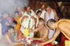 K. S. Eshwarappa visits Mookambika Temple